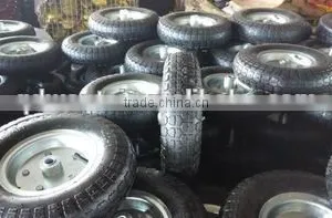 4.00-6 Strong Wheelbarrow Pneumatic Rubber Wheel thumbnail-3