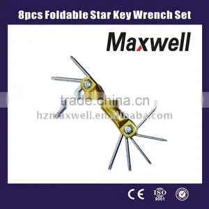 8pcs Foldable Star Key Wrench Set thumbnail-1