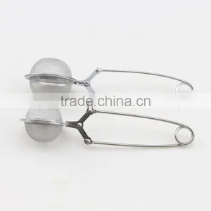 2-Size Stainless Steel Tea Tools Snap Mesh Tea Ball Infuser Strainer thumbnail-1