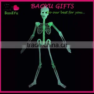 Halloween Decorative Glow Plastic Human Skeleton thumbnail-1