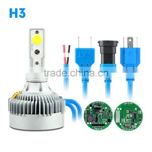 High Power Auto H3 LED Head Light Lamp Factory Supply Wholesale thumbnail-1