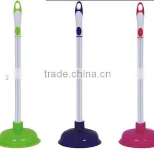 Good Quality Toilet Plunger PVC With Wood Handle Factory thumbnail-1