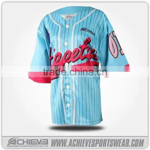Custom Design Baseball Jersey With Your Logo & Name thumbnail-5