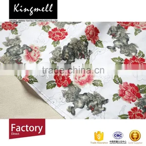 Excellent Digital Printed Custom Design Floral Cotton Fabric thumbnail-1