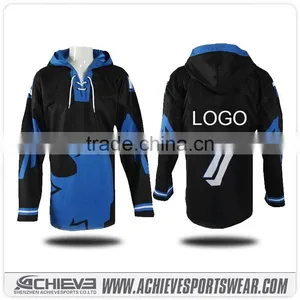 Game Sublimated Hockey Jerseys Club Training Hockey Shells Socks Polyester Bespoke Hockey Uniforms thumbnail-3