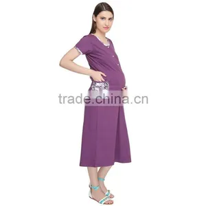Comfortable Formal Pregnant Women Wear Dress Fashion Maternity Dresses thumbnail-2