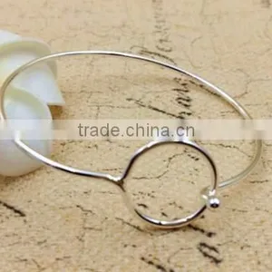 2016 Unique Heart Charms Bangle Diy Heart Charm Chain Bracelet European Style Charms Bracelet thumbnail-5