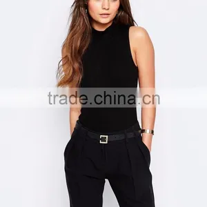 High Neck Bodysuit Apparel Body Shaper Women Sexy Bodysuit Sexy Seamless Tank Women Bodysuit thumbnail-5