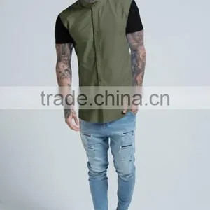 New Arrival Shirts for Men Contrast Shirts Casual Fit Shirts for Custom thumbnail-2