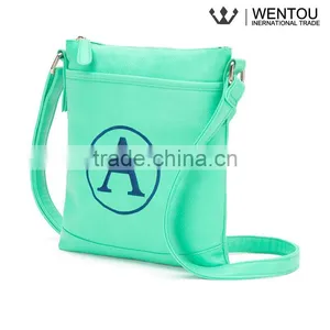 Preppy Style Girls Monogrammed Shoulder Long Strap Bag thumbnail-5
