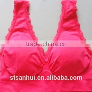 Newest Design Sexy Women Seamless Sport Bra Photos From China thumbnail-1