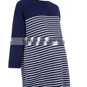 Maternity Wear Striped t Shirt Pregnancy Clothes thumbnail-5