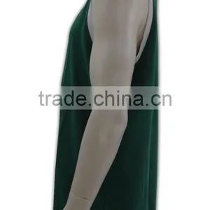China Manufactory High Quality Multicolored Blank Men Cotton Gym Vest thumbnail-2