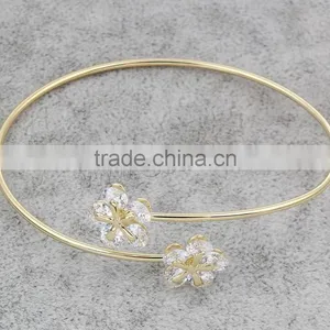 Adjustable Wire Bangle Bracelet Wholesale Fashion Zinc Alloy Bangle Brand Bangle thumbnail-3