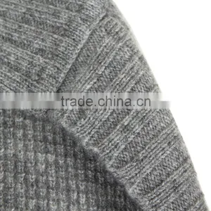 High Quality Comfortable Wearing Grey Colored Women Cashmere Jumper Lounger thumbnail-5