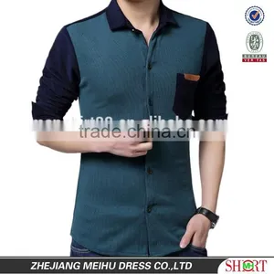 2017 New Arrival Stylish Men Corduroy Slim Fit Casual Shirt thumbnail-2