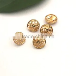 12mm Metal Alloy Sewing Buttons Decorative Gold Button SF-028 thumbnail-3