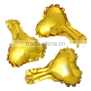 Aluminium Foil Balloons Party Decoration Heart Golden thumbnail-1