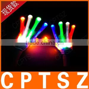 Hot Selling Party Favor Event & Party Item Type LED Glow In The Dark Gloves thumbnail-1