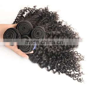 Top Quality Cheap Long Curly Hair Weave 100% Raw Unprocessed Virgin Peruvian Kinky Curly Hair thumbnail-2