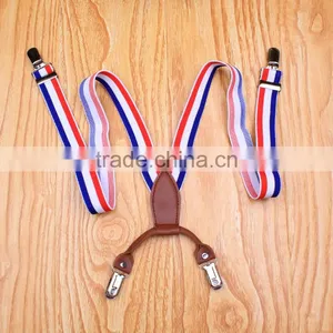 Suspenders Kid's Clip-on X Back Steampunk Costume Tux Dance Prom Cosplay thumbnail-1
