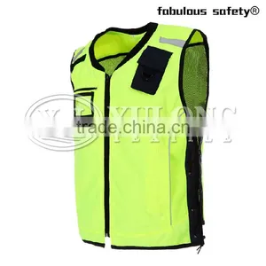 Wholesale High Quality EN471 Reflective Safety Fluorescent High Visibility Vest thumbnail-4