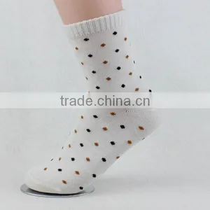 Winter 100%cotton Dots Women Tube Socks thumbnail-4