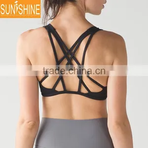 Custom Service Women Fitness Wear New Comfortable Nylon Sport Bras thumbnail-1