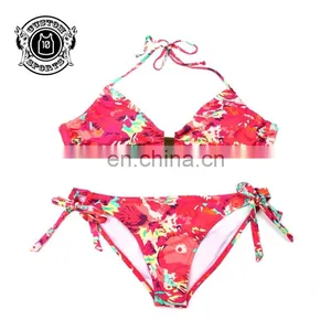 Wholesale White Lace Design Sexy New Women Young Girl Sexy Swimwear Bikini 2016 thumbnail-3