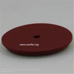Buffing & Shine Sponge Foam Polishing Pads 6inch Orange Color thumbnail-1