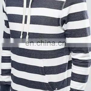 Blend Stripe Hooded Sweatshirt Manufacturer thumbnail-3