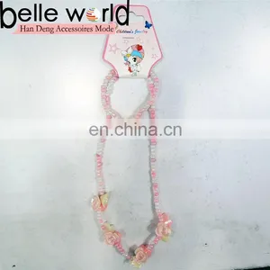 Good Sellingflower Plastic Bead Necklace for Kids thumbnail-1