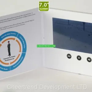 Video Business Card / LCD Video Brochure Card / Video Player Brochure for Marketing thumbnail-4