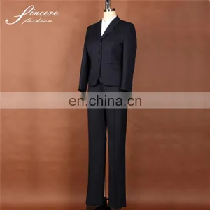 Ladies Wool/Polyester Blazers Women Suits Fancy Suits for Women thumbnail-2