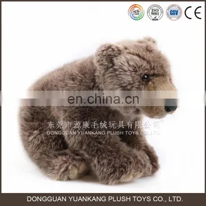 Forest Wild Animal Big Size Plush Toy Fur Grizzly Bear thumbnail-3