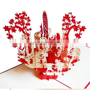 Happy Birthday Greeting Card 3d Pop up Greeting Card thumbnail-2