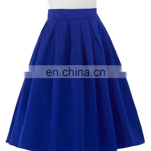 Belle Poque Women Midi Skirt 2016 Blue Vintage Skirts Pinup Skirt BP000154-3 thumbnail-3