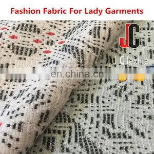 B2794 JC ShaoxingT/R Span Lurex Knit Jacquard Fabric Polyester Elastane Fabric thumbnail-1