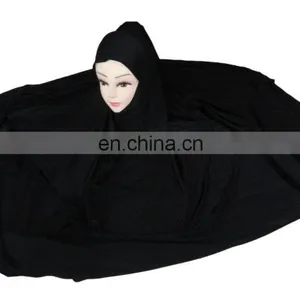 Niqab Hijab Long Chaadri / Hajj & Umrah Wear Islamic Headscraf / Black Plain Hijab Designs 2017 (scarves Scarf Stoles Hijab) thumbnail-4
