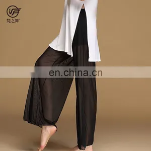 K-4051 Modal and Net Cloth Arabic Plus Size Belly Dance Pant thumbnail-4