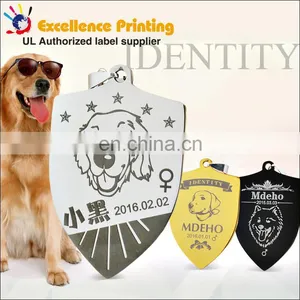 Fashion Zinc Alloy Custom Brand Logo Bag and Handbag Metal Tag Label Dog Tag thumbnail-3