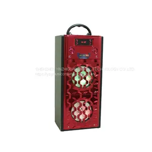 Ready Made Goods Wooden Portable Active Outdoor Party Karaoke Speaker for Home Theatre thumbnail-2
