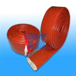 Fiberglass Sleeve With Silica Gel Coated thumbnail-1