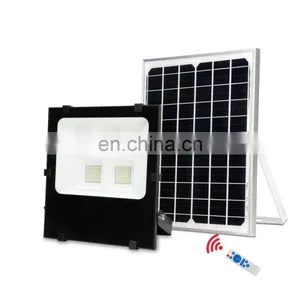 Faner Lighting 2020 New Design SMD Outdoor Waterproof 100w Ip65 Outdoor Solar Led Flood Light Price Mono Solar Panel thumbnail-3