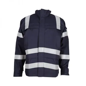 Construction Industry CVC Flame Retardant Protective Jacket thumbnail-1