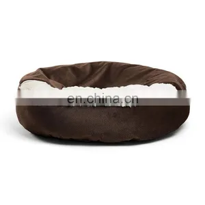 Luxury Dog and Cat Bed With Blanket for Warmth and Security Washable Dog Sleeping Bag thumbnail-3