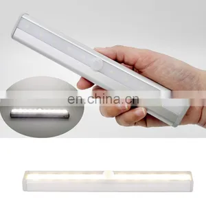 10 LED Night Light 4*AAA Battery Pir Sensor Cabinet Light for Night thumbnail-6