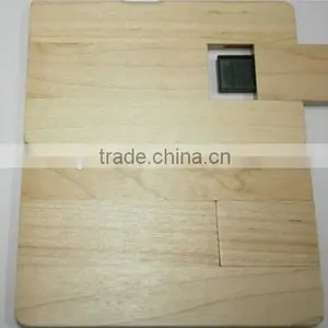 Wholesale Eco-friendly Antivirus Wooden Credit Card Usb, Wooden Credit Card Usb Flash Drive thumbnail-4