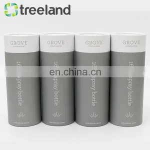 Rigid Round Box 3 Piece Telescopic Paper Tube T-shirt Packaging thumbnail-2