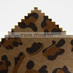 Sex Leopard Printed Flocking Fabric for Sofa and Bag thumbnail-1